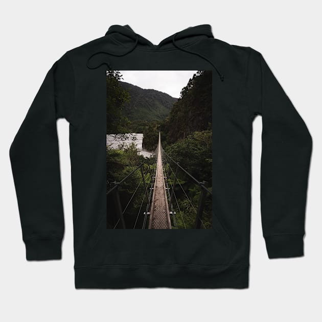 Longest Swing Bridge in New Zealand Hoodie by Danny Wanders